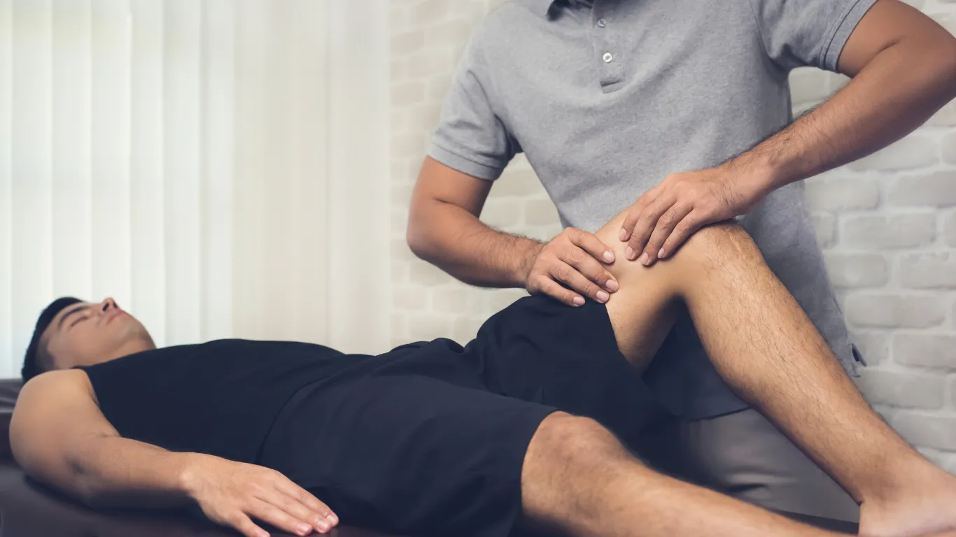 Forearm and elbow massage treatment for tennis elbow at District Wellness Arlington Virginia